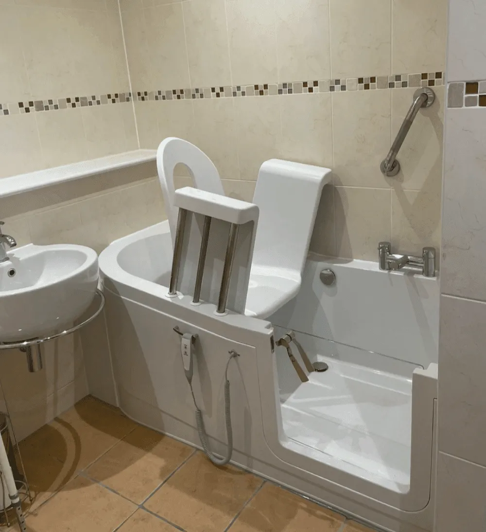 Mr & Mrs M, Brightlingsea After Walk In Bath with Bath Lift