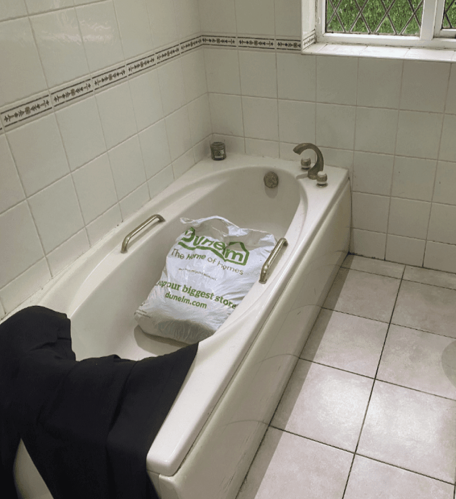 Mrs B, Staffordshire Before Bathroom