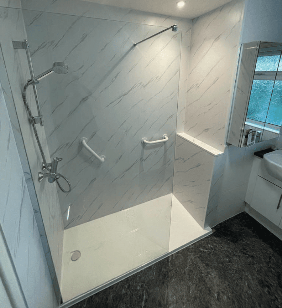 Mrs B from Suffolk After Walk In Shower