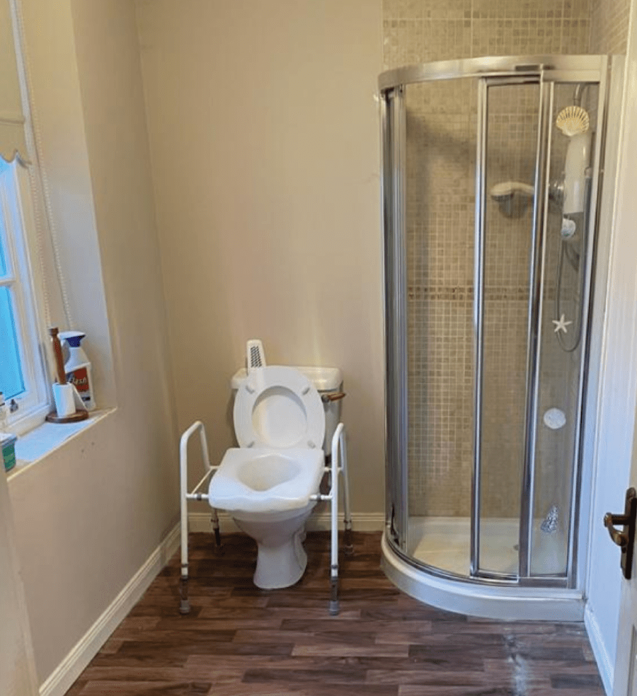 Mrs T, N.Ireland Before Bathroom