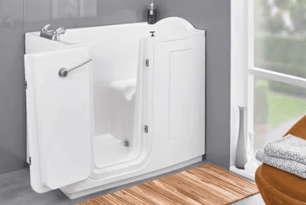 Burnham slip-resistant floor and seat detail