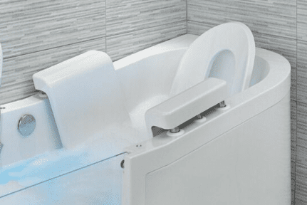 Dersingham compact length powered bath detail
