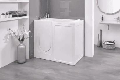 Thornham walk-in bath showcasing a spacious interior designed for comfort and ease of movement.