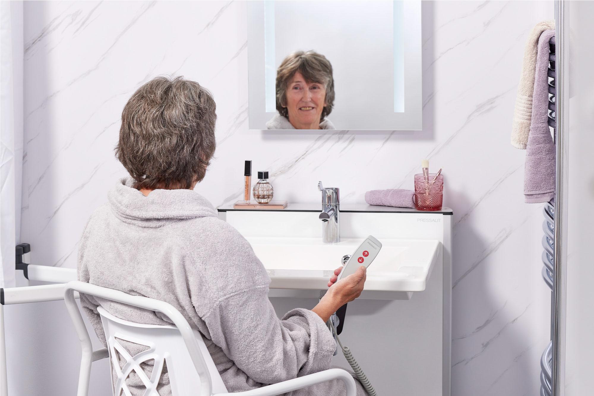 Easy-clean accessible wash hand basin from EA Mobility