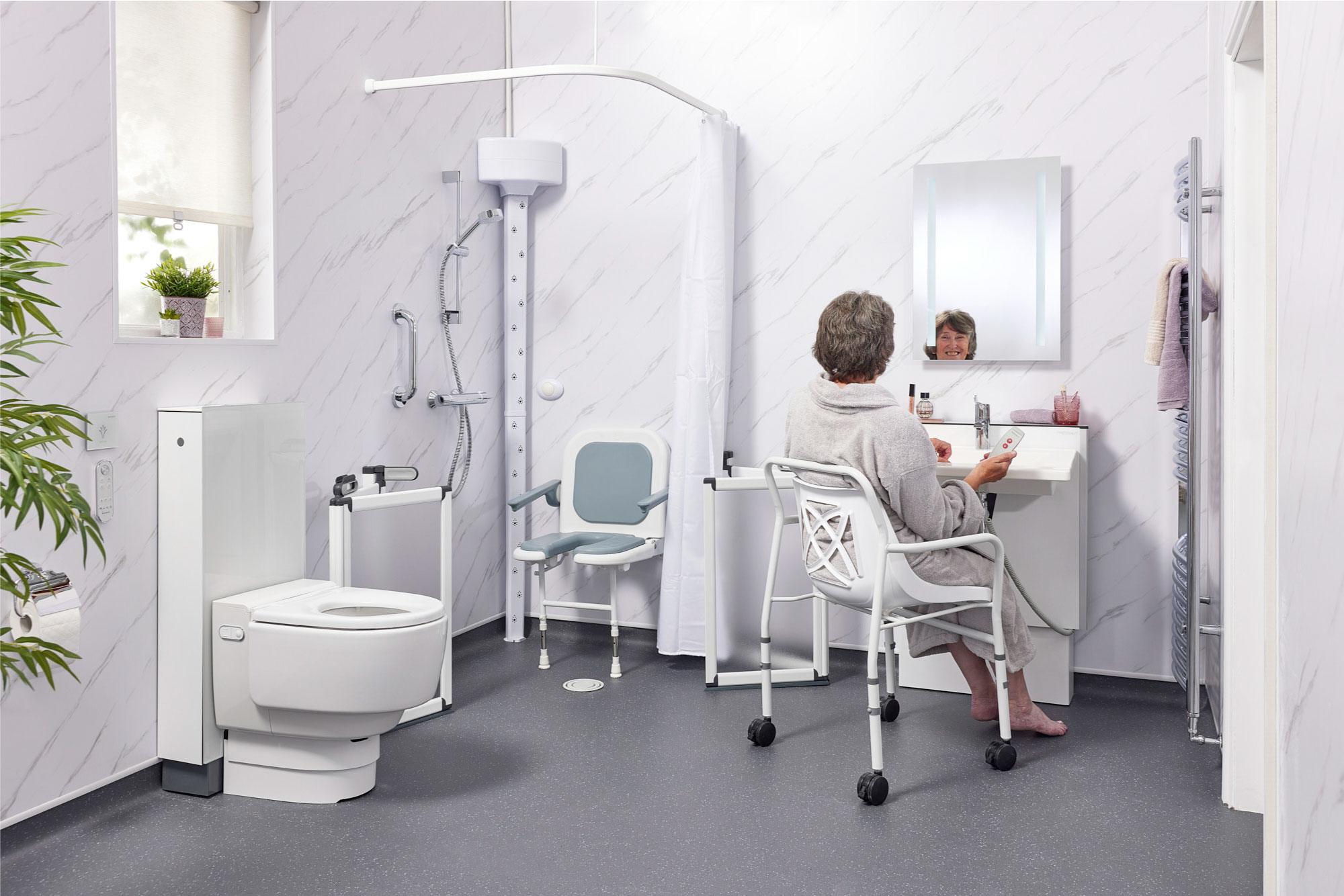 Ergonomic accessible wash hand basin from EA Mobility