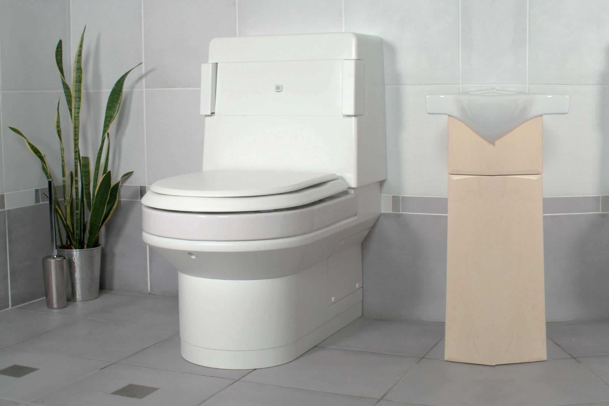Bariatric toilet with wash and dry bidet seat from EA Mobility