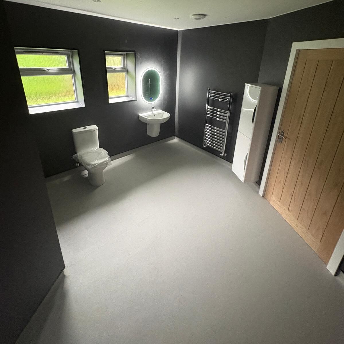 Theo’s home after adaptation by EA Mobility, with wheelchair-accessible spaces
