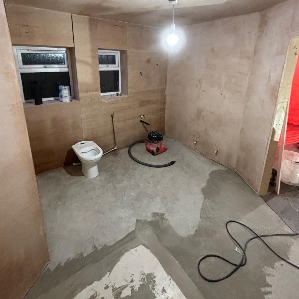 Room in Theo’s home before adaptation