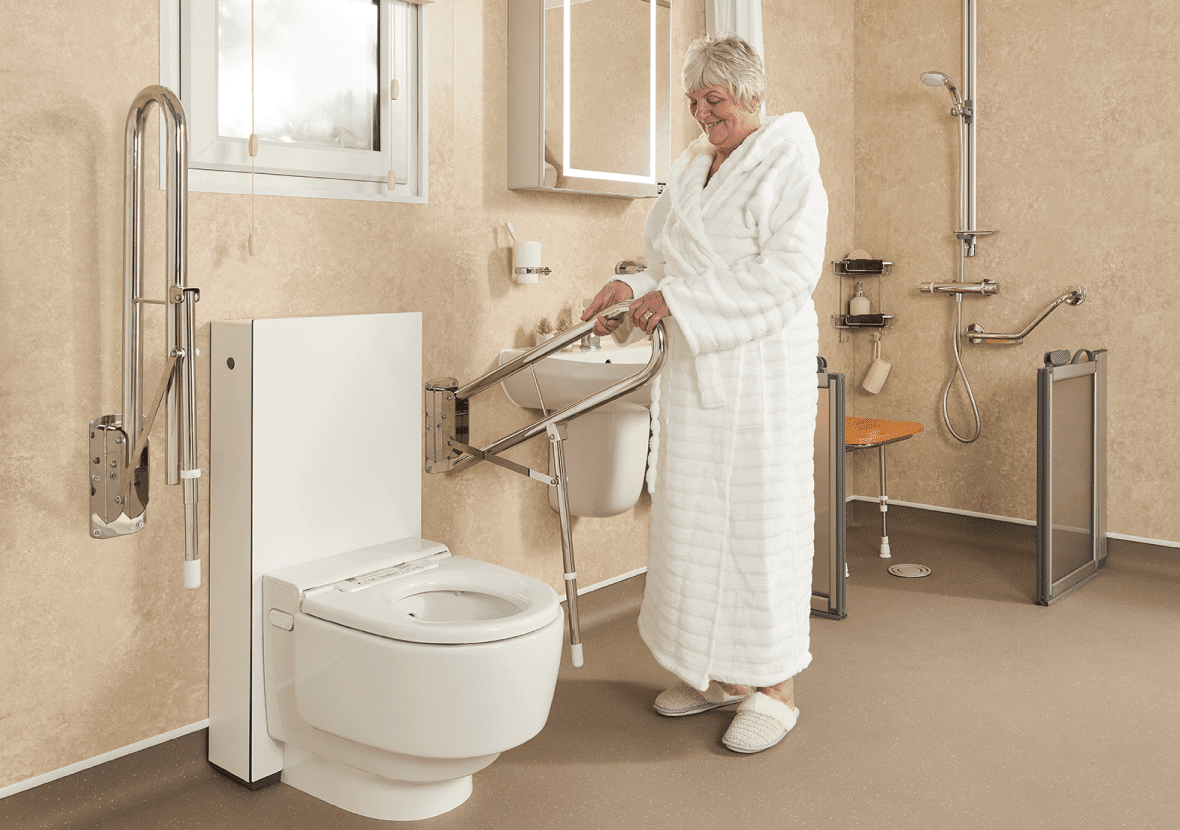 Accessible toilets and basins from EA Mobility