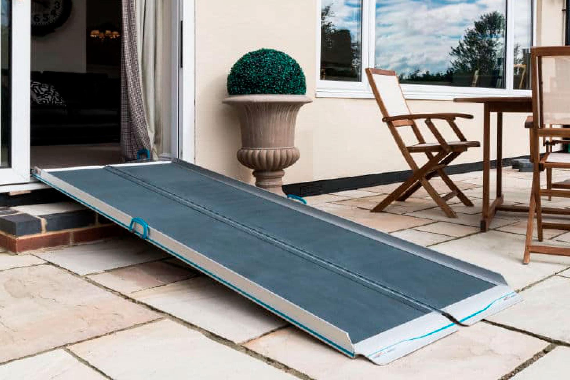 Durable modular wheelchair ramp from EA Mobility