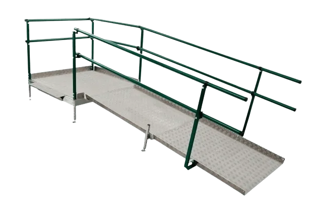 Modular wheelchair ramp system from EA Mobility