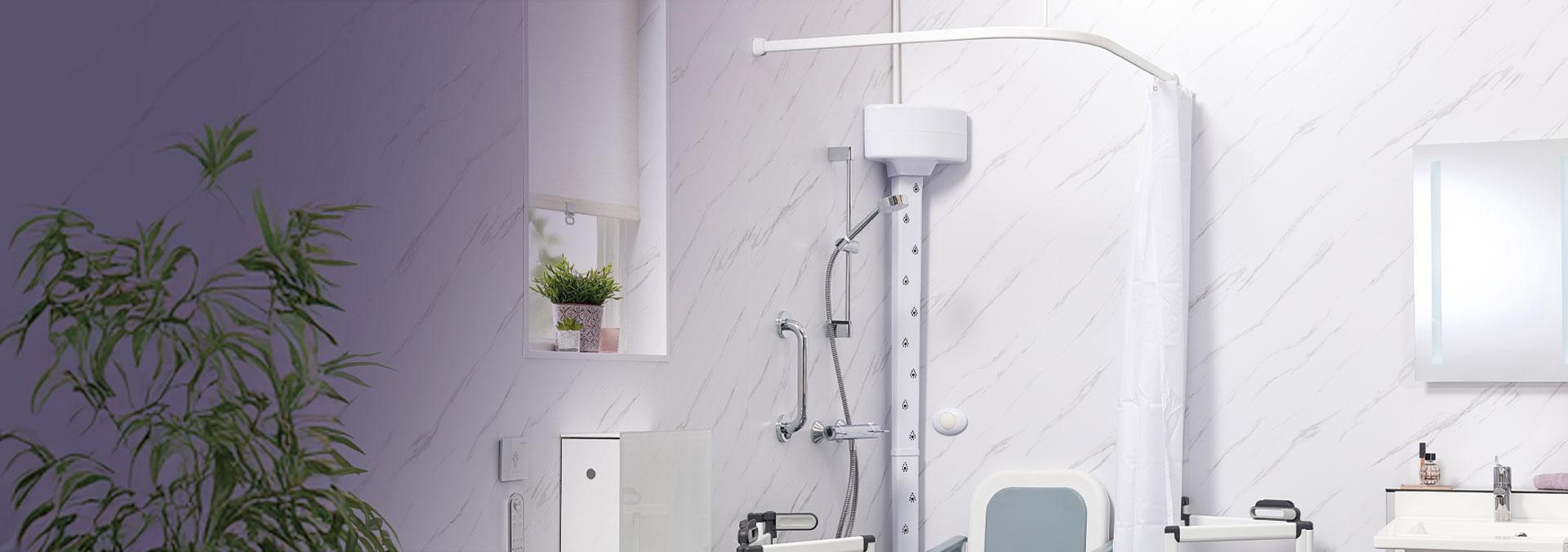 Accessible bathroom accessories from EA Mobility