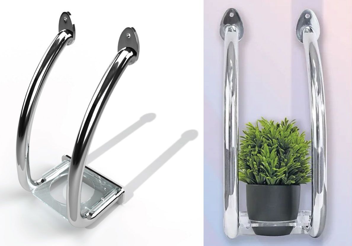 The Plant Pot Holder Rail by Enabling Creations