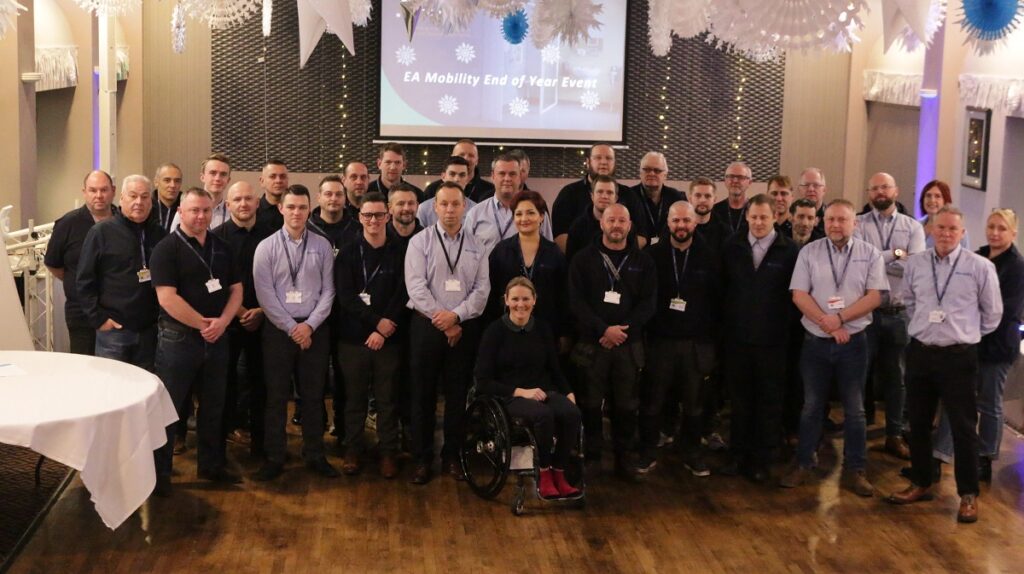 ea mobility team support Claire Lomas