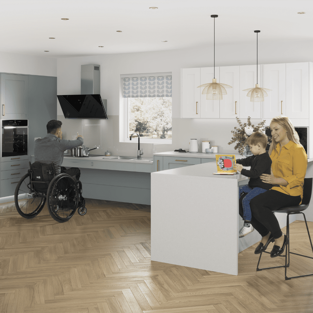 Modified Kitchens for Disabled