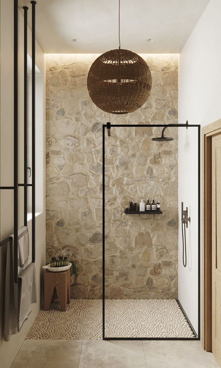 Boho-Inspired Walk-in Shower Layouts