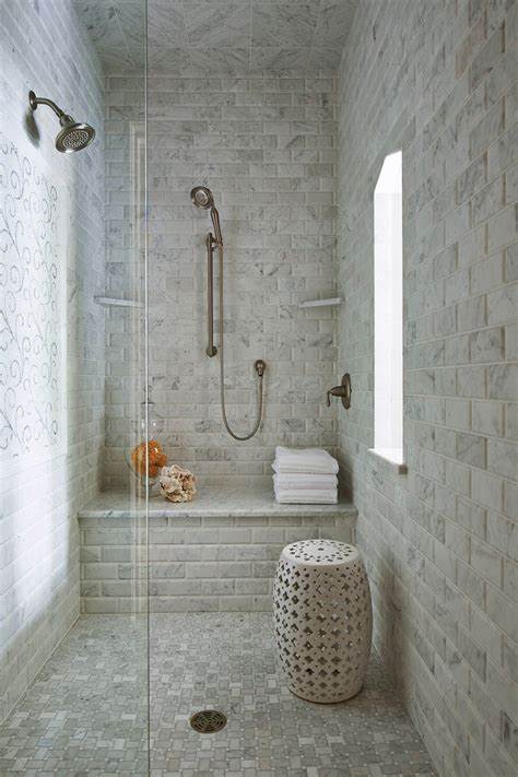 Natural Stone Walk-in Shower Ideas