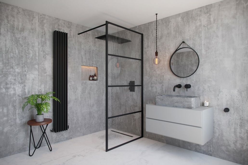 Industrial Chic Wet Room