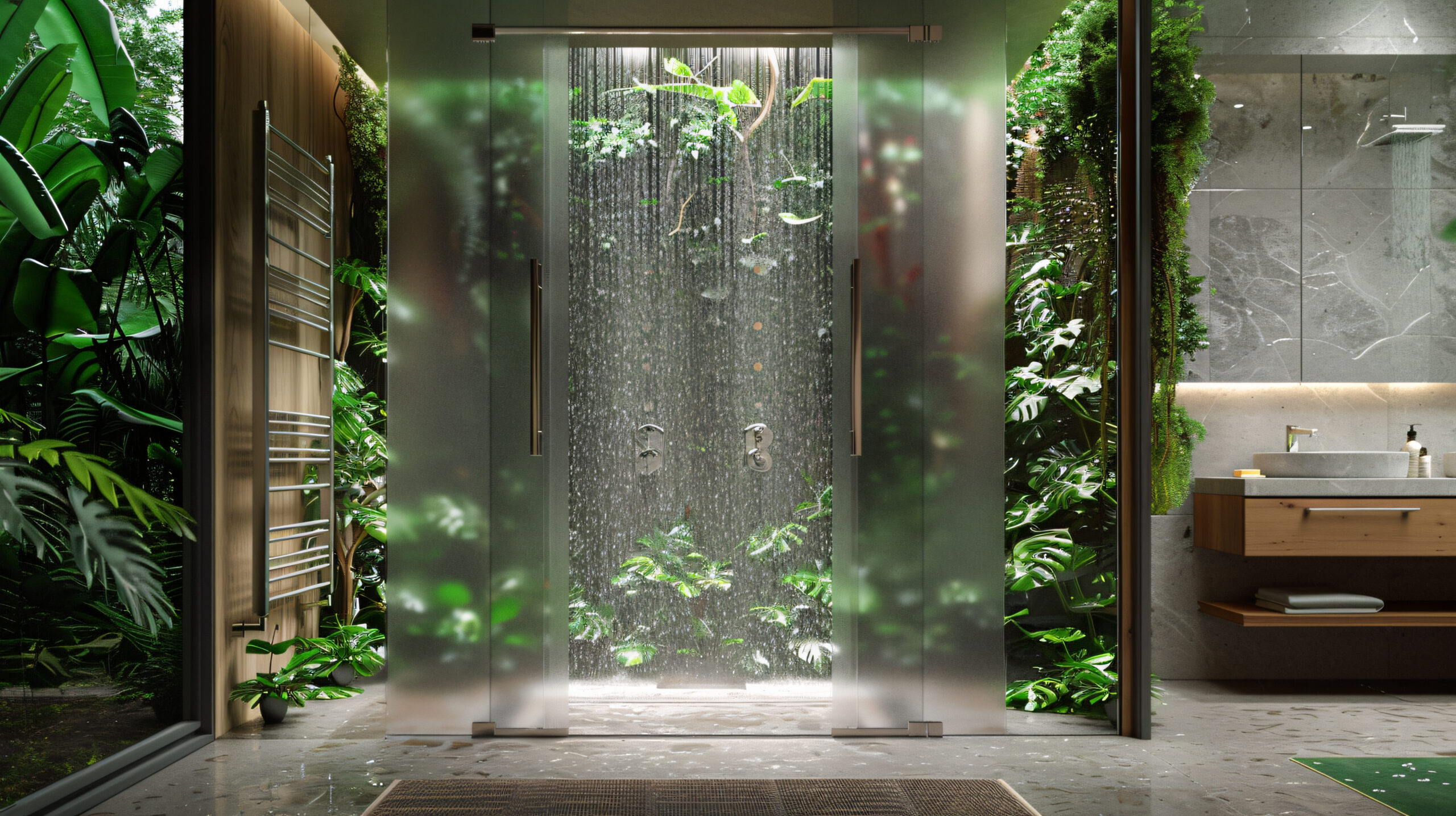 Nature-Inspired Wet Room