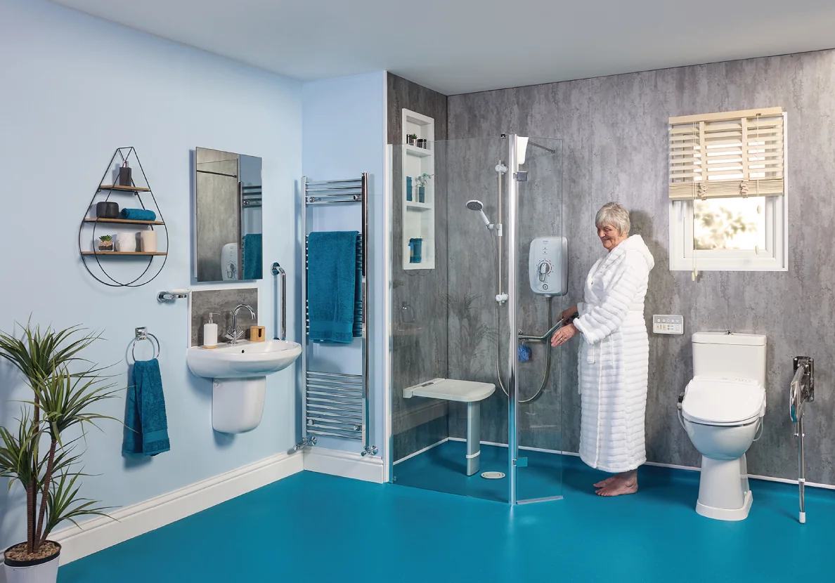 domestic-wet-rooms---1 Small Bathroom Walk-In Showers