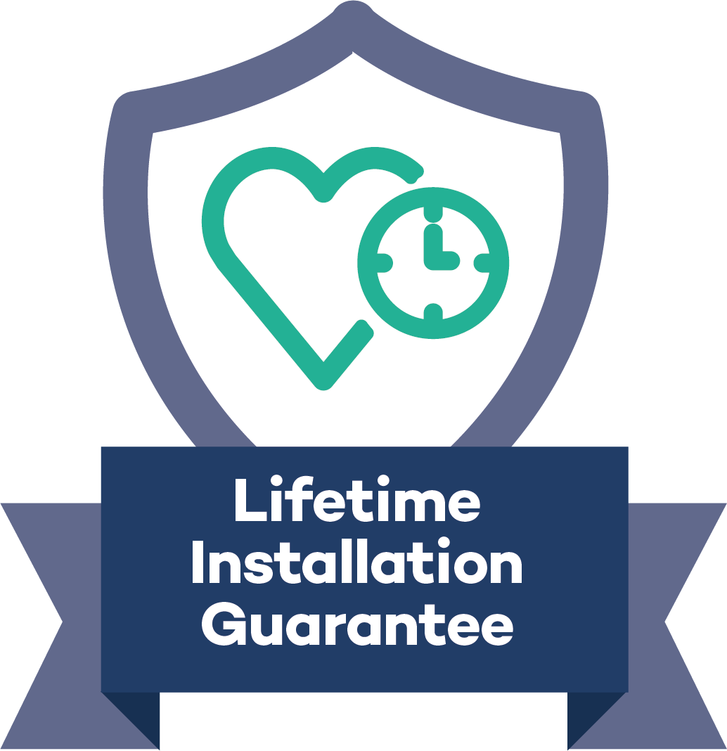 EA Mobility Lifetime Installation Guarantee badge